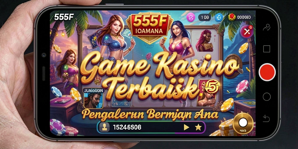 Tampilan gameplay menarik dari 555F yang mendebarkan.