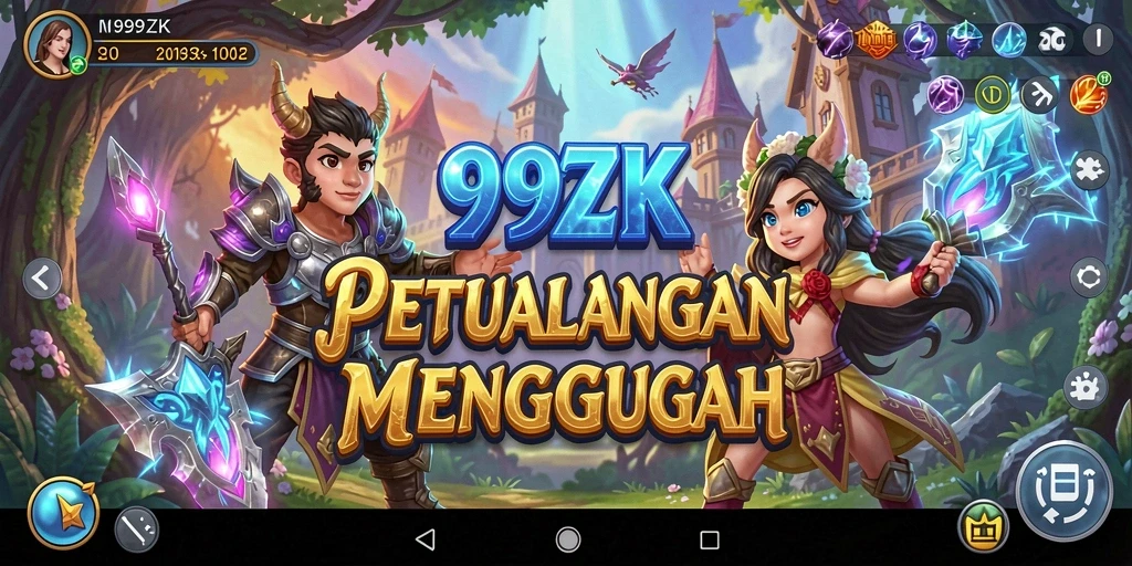 Gameplay seru dalam 99ZK yang menampilkan pertarungan epik.
