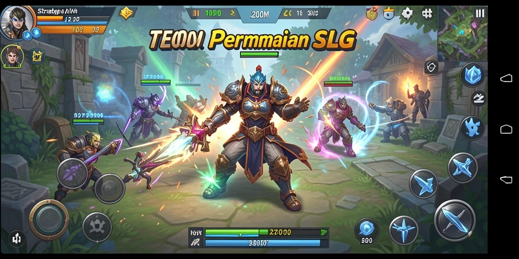Tampilan gameplay A200M yang menegangkan dan penuh strategi.
