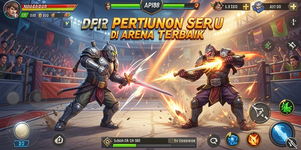 Tampilan screenshot API88 menampilkan aksi pertarungan yang intens.