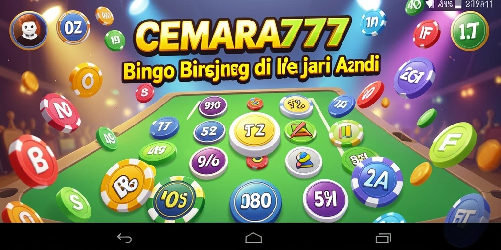 Tampilan mendebarkan dari gameplay Bingo di CEMARA777.
