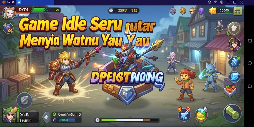 Tampilan gameplay DYO1 yang menampilkan karakter dan elemen menarik.