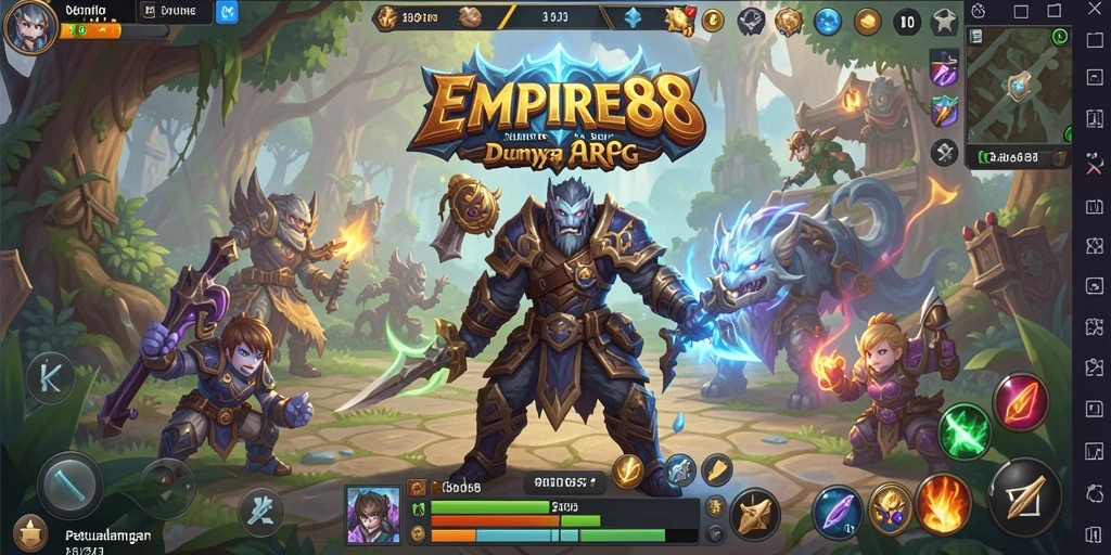 Screenshot gameplay EMPIRE88 menampilkan aksi seru dan grafis yang memukau.