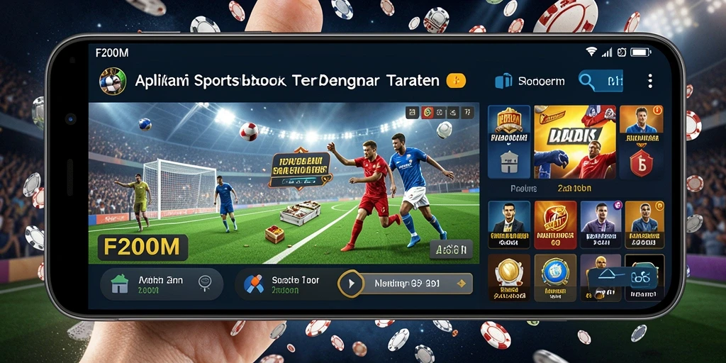 Tampilan gameplay menarik dari aplikasi F200M yang interaktif.