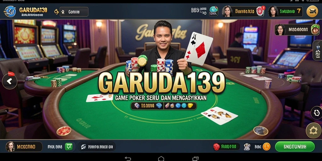 Screenshot GARUDA138 menampilkan pemain menikmati permainan Poker yang seru.