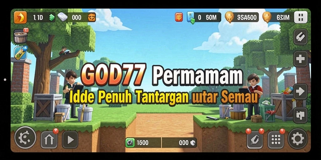 Tampilan gameplay <strong>GOD77</strong> yang menampilkan kemajuan otomatis dan strategi permainan.