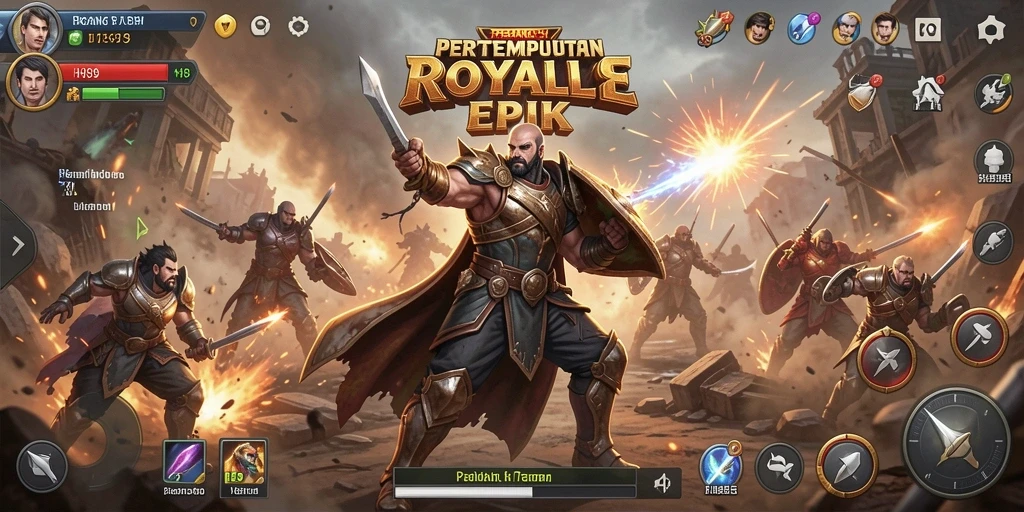 Gameplay H89 yang memukau saat pertempuran Battle Royale.