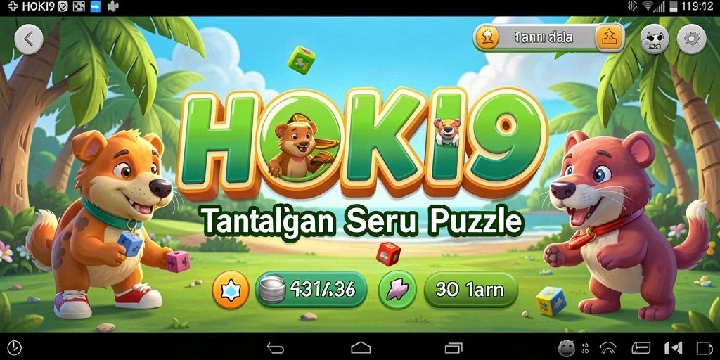 Screenshot menunjukkan gameplay menantang HOKI9 yang menarik.