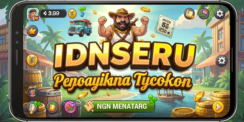 Tampilan gameplay menarik dan strategis dalam IDNSERU.