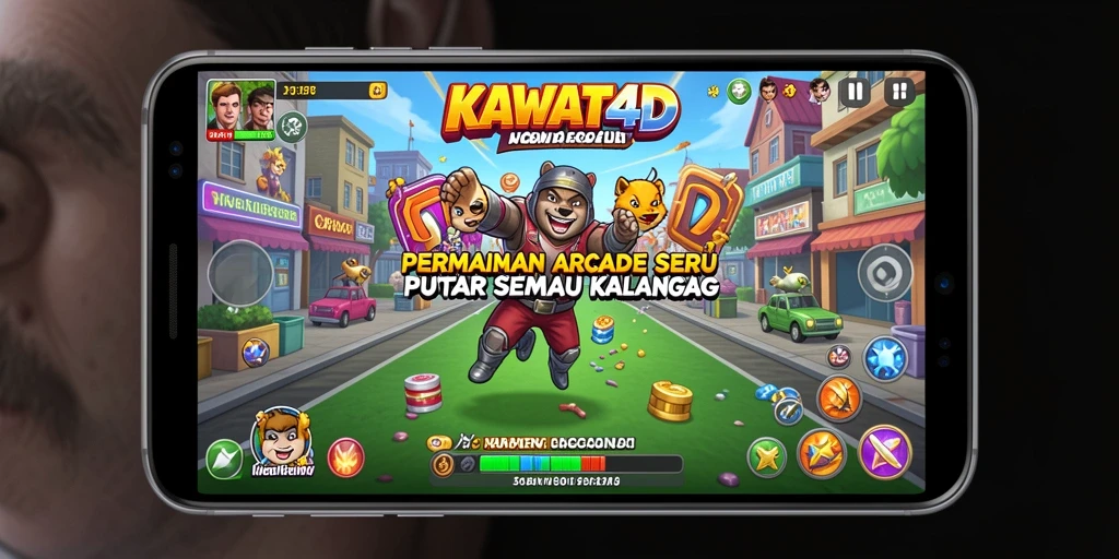 Tampilan gameplay KAWAT4D yang seru dan penuh tantangan.