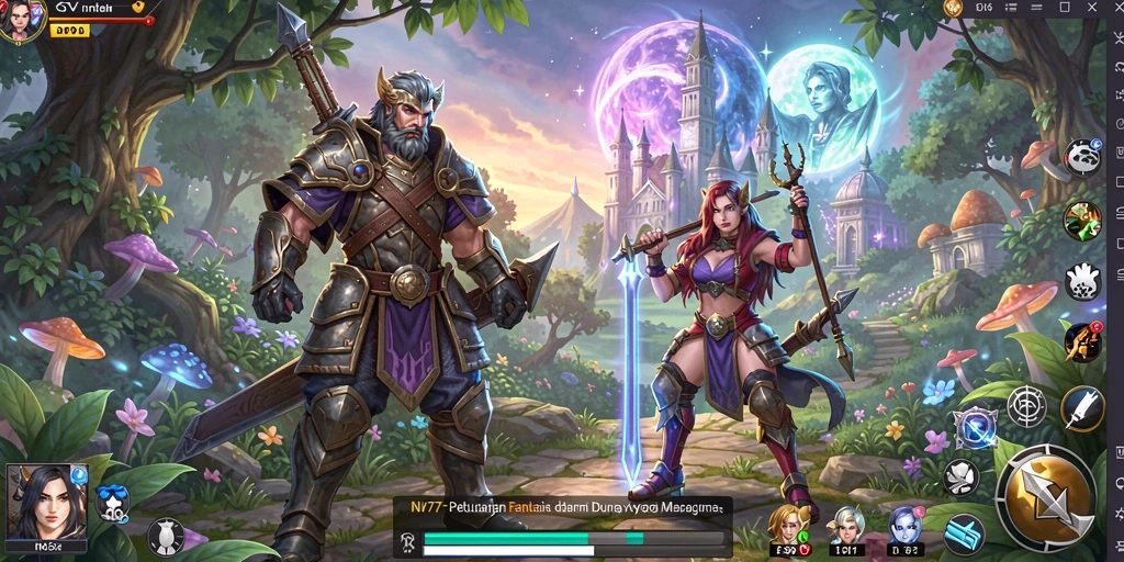 Gameplay RPG menarik dengan grafis yang memukau.