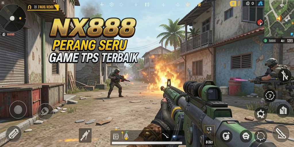 Tampilan aksi seru dalam gameplay NX888 yang mendebarkan.