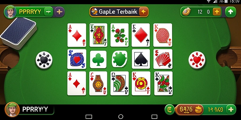 Tampilan gameplay seru dari permainan Gaple PPRRYY.