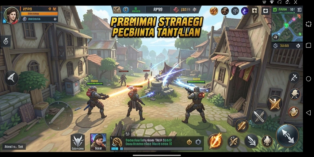Tampilan gameplay RP99 yang menegangkan dan strategis.