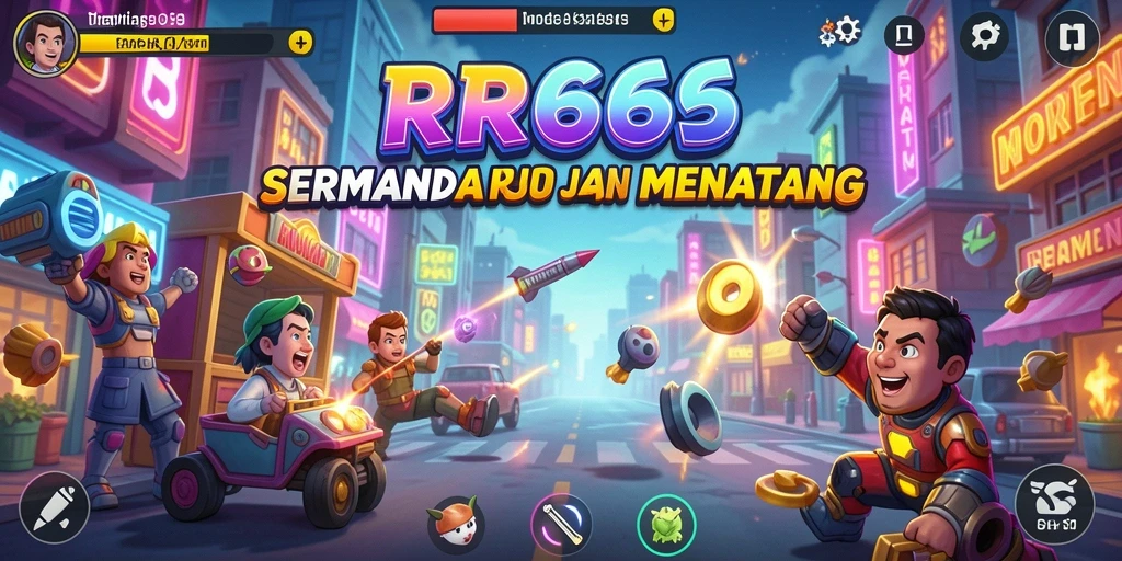 Tampilan menarik dari gameplay seru di RR666.
