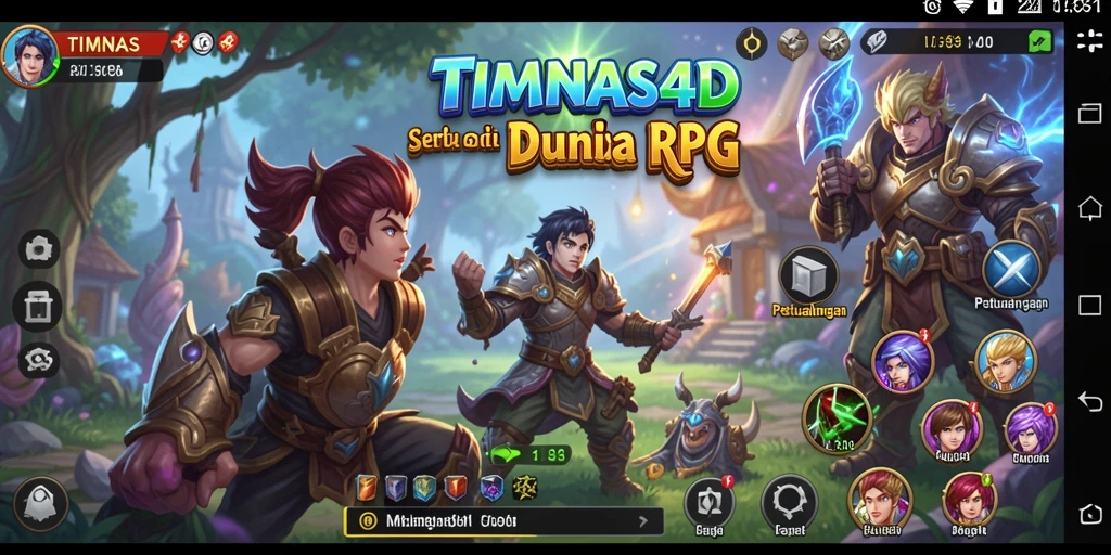 Tampilan gameplay TIMNAS4D yang menarik dan mendebarkan.