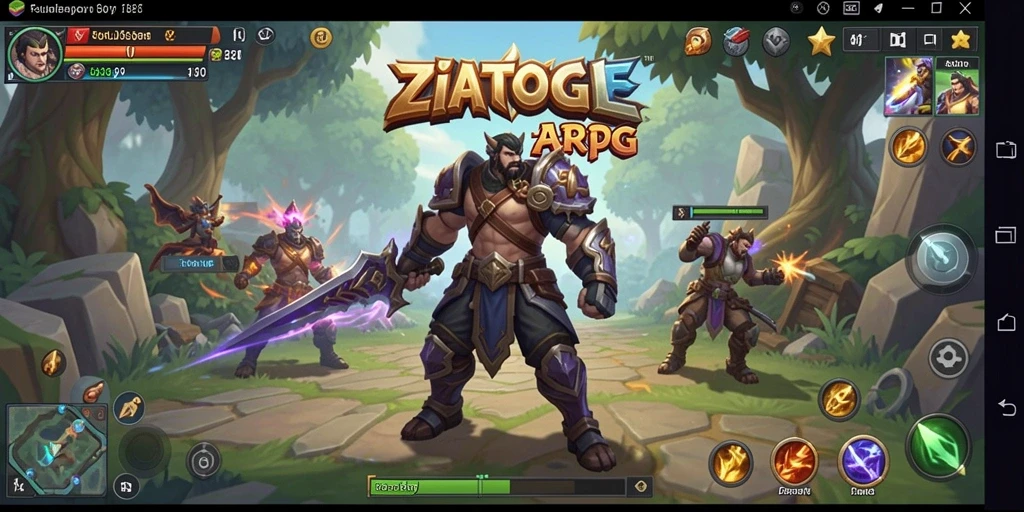 Tampilan gameplay seru dalam ZIATOGEL dengan pertarungan yang mendebarkan.