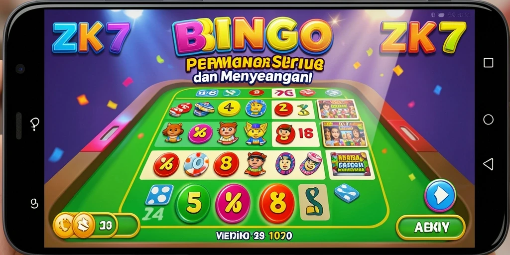 Screenshot gameplay ZK7 menampilkan keseruan bermain Bingo.